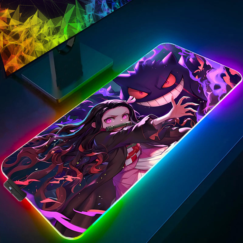 Gaming Keyboard Top - RGB großes Mauspad Büro Schreibtischmatten PC