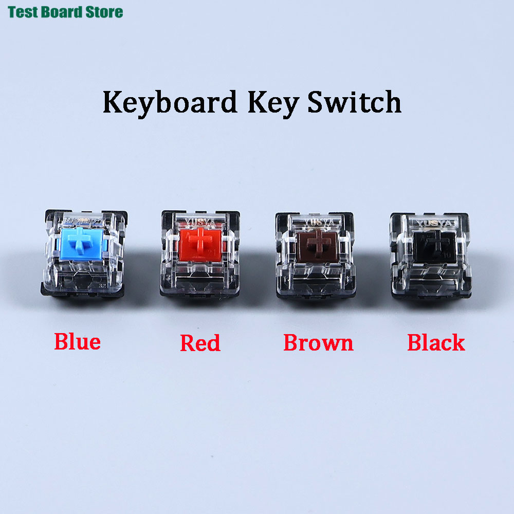Gaming Keyboard Blue - 2-Pin Clicky Linear Tactile Silent Tastaturschalter