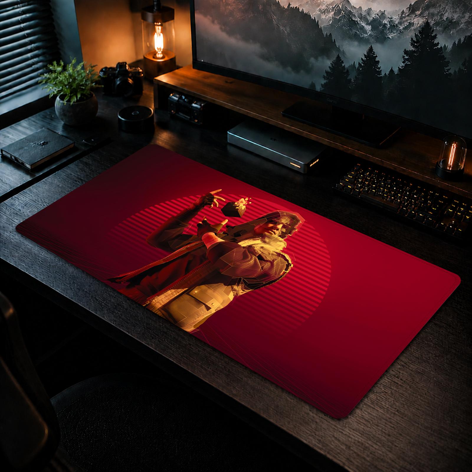 Gaming Keyboard High Ground - The Finals Mauspad, Gaming-Büro, rutschfeste Schreibtischunterlage,