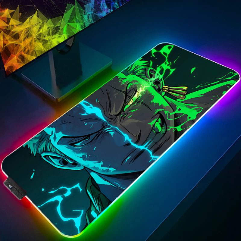 Gaming Keyboard Affordable - ONE PIECE Zoro Mauspad RGB Gaming
