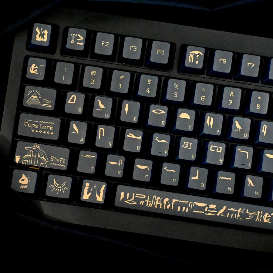 Keyboard Gaming Black - 142 Tasten Pharao Keycap pbt Material