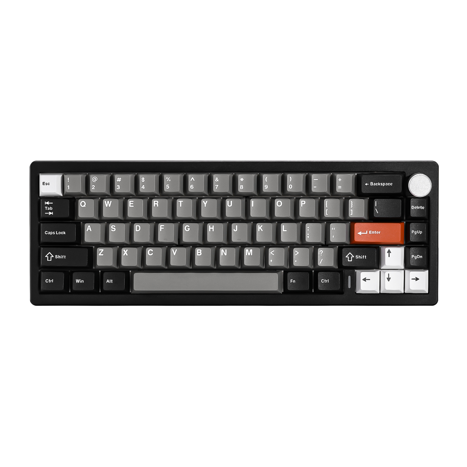Gaming Keyboard Ergonomics - YUNZII AL68 Schwarze QMK/VIA Mechanische Tastatur,