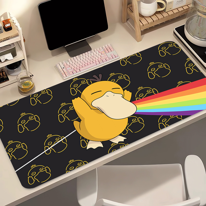 Gaming Keyboard Nearby - Mauspad aus Naturkautschuk, Pokemon Psyduck, Notizbuch,