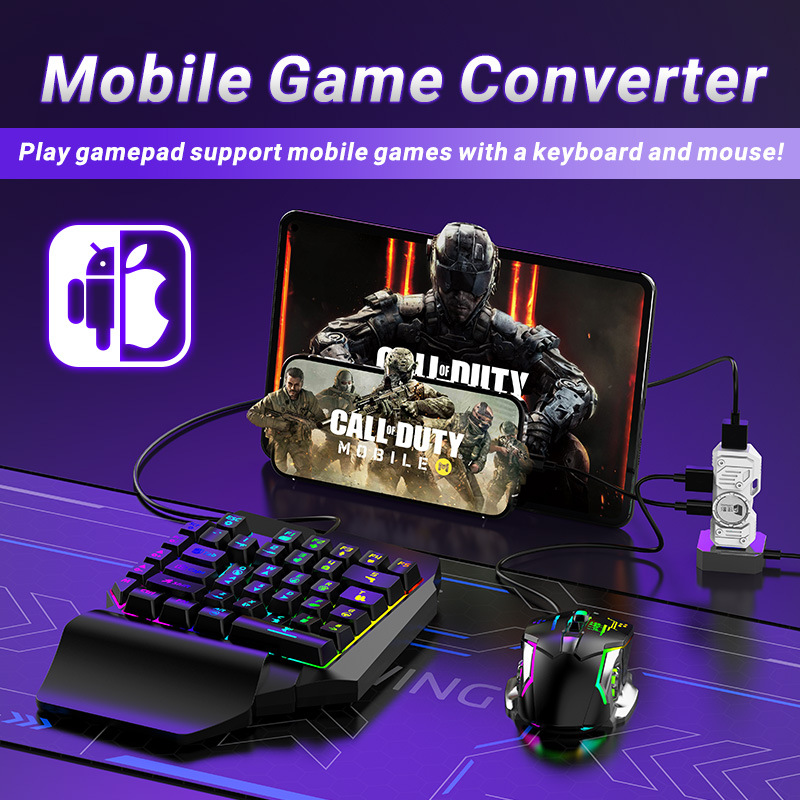 Gaming Keyboard Half - Mobile Spiele Konverter Kit Mobilador Gamer