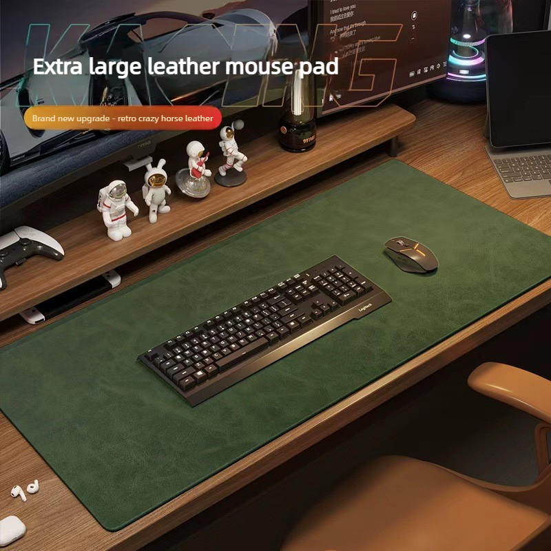 Gaming Keyboard High Ground - Crazy Horse Textur PU Mauspad Tragbare