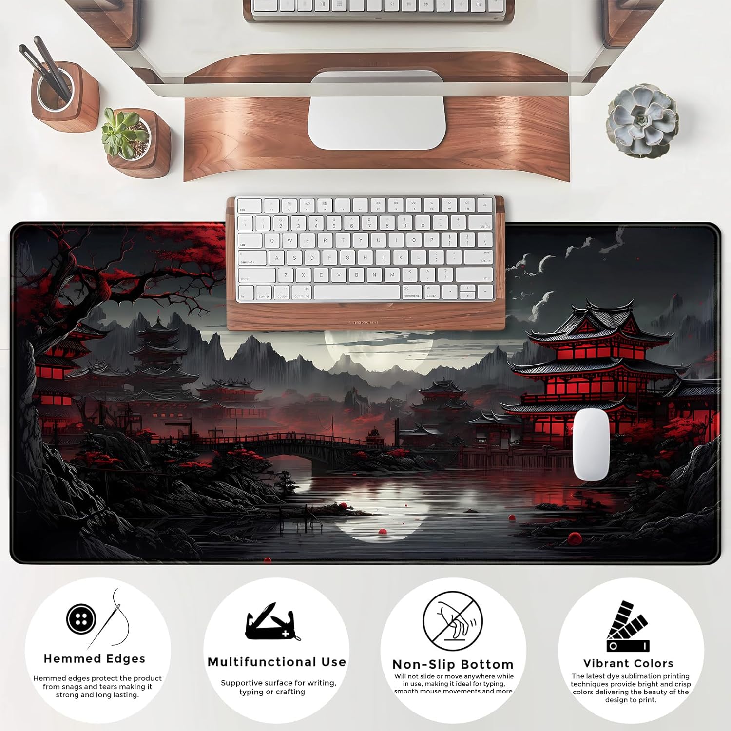 Japanische Schreibtischunterla – Gaming Keyboard And Mouse Pad Bewertung und Preis