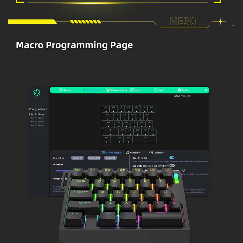 HE30 Mechanische Gaming-Tastat – Gaming Keyboard Hand Bewertung und Preis