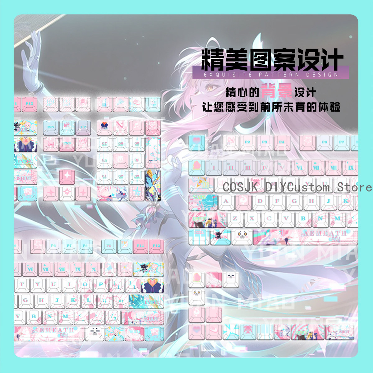 122 Tasten Anime Wuthering Wav – Gaming Keyboard Top Bewertung und Preis