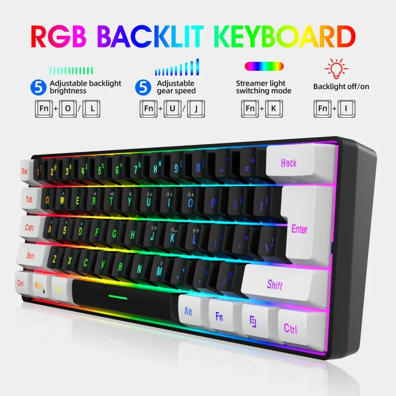 Tastatur und Maus 60% Computer – Gaming Keyboard Ergonomics Bewertung und Preis