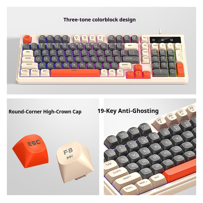 Leise 98-Tasten-Gaming-Tastatu – Gaming Keyboard That Is Quiet Bewertung und Preis