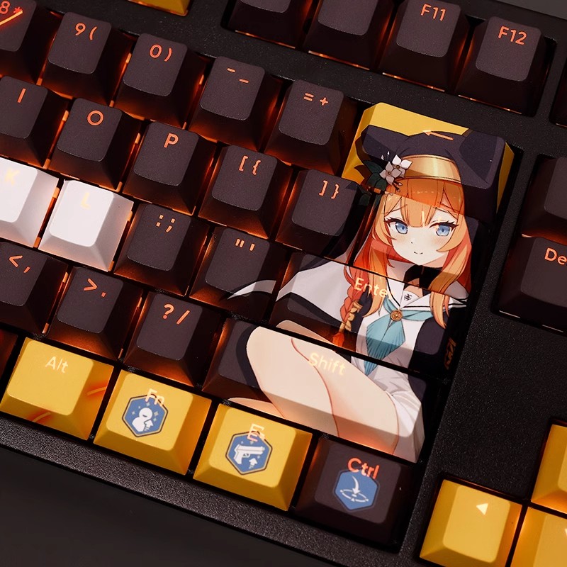 108 Tasten/Set Blue Archive Lo – Gaming Keyboard Blue Bewertung und Preis