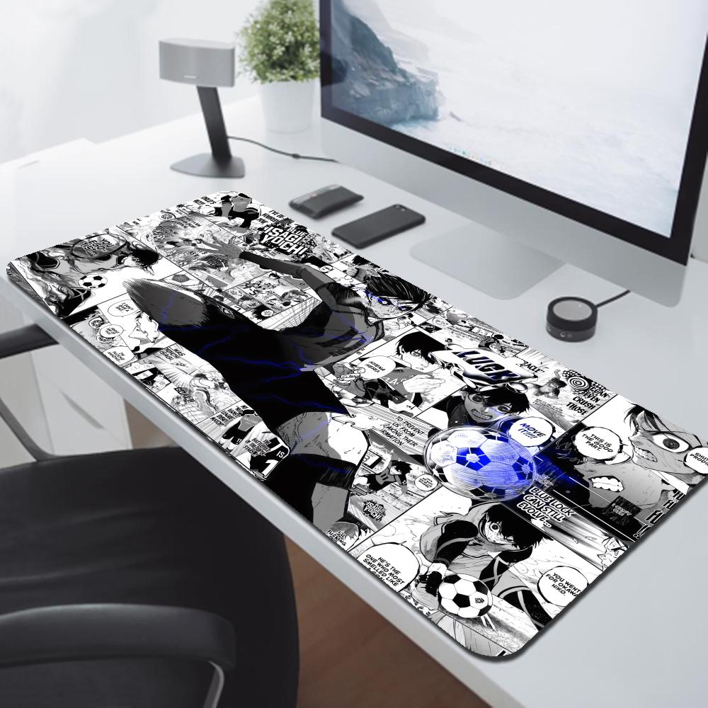 Schwarz-weißes Anime-Mauspad,  – Gaming Keyboard Blue Bewertung und Preis
