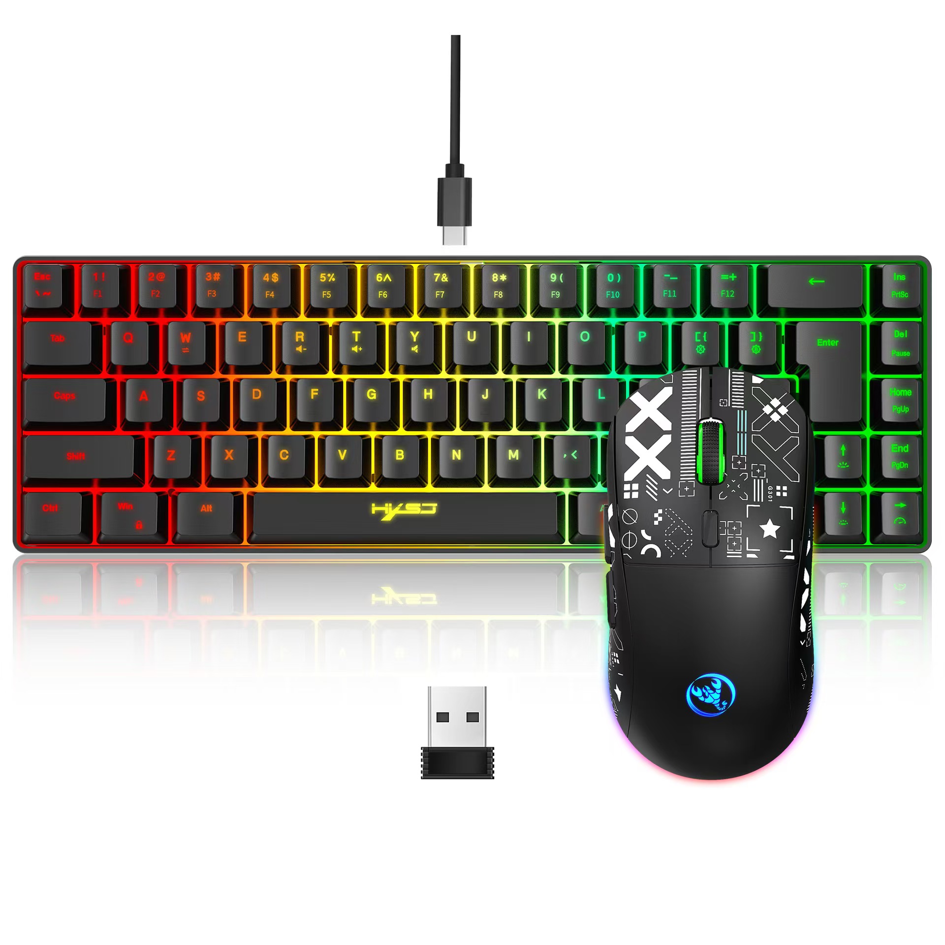 60 % Gaming-Kombiset für Tasta – Keyboard Mouse Bundle Gaming Bewertung und Preis