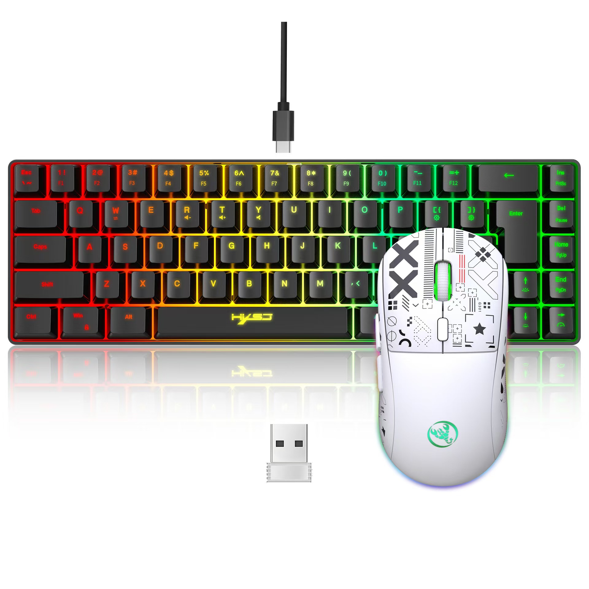 60 % Gaming-Kombiset für Tasta – Keyboard Mouse Bundle Gaming Bewertung und Preis