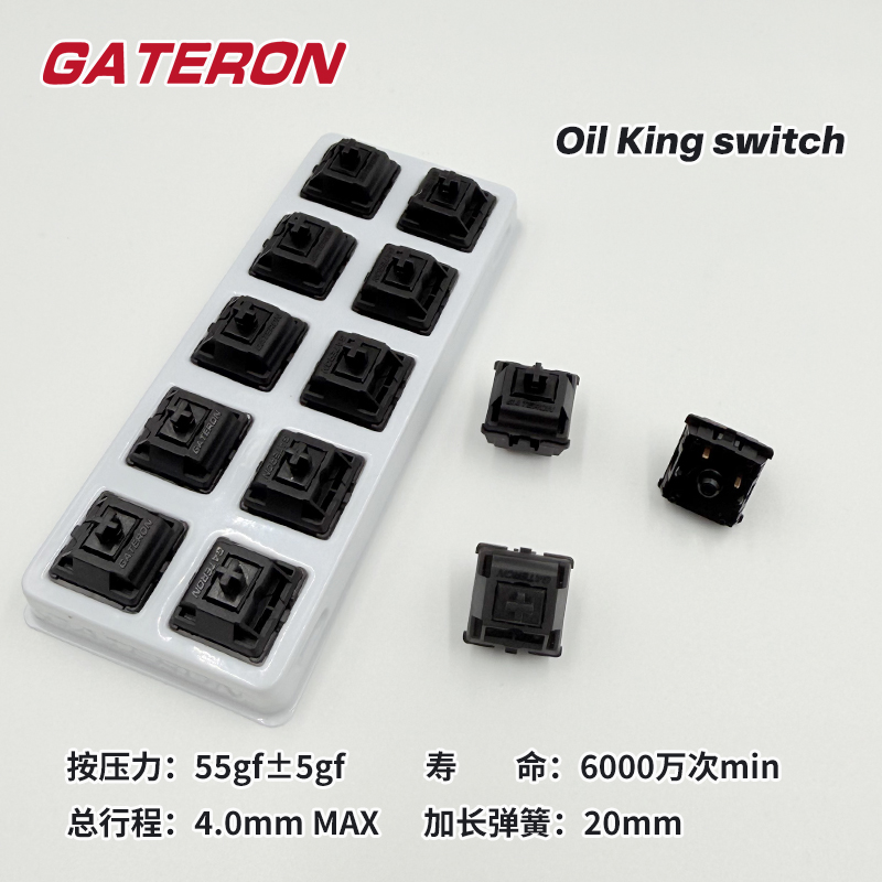 Gateron Oil King Schalter 5 Pi – Keyboard Gaming Black Bewertung und Preis