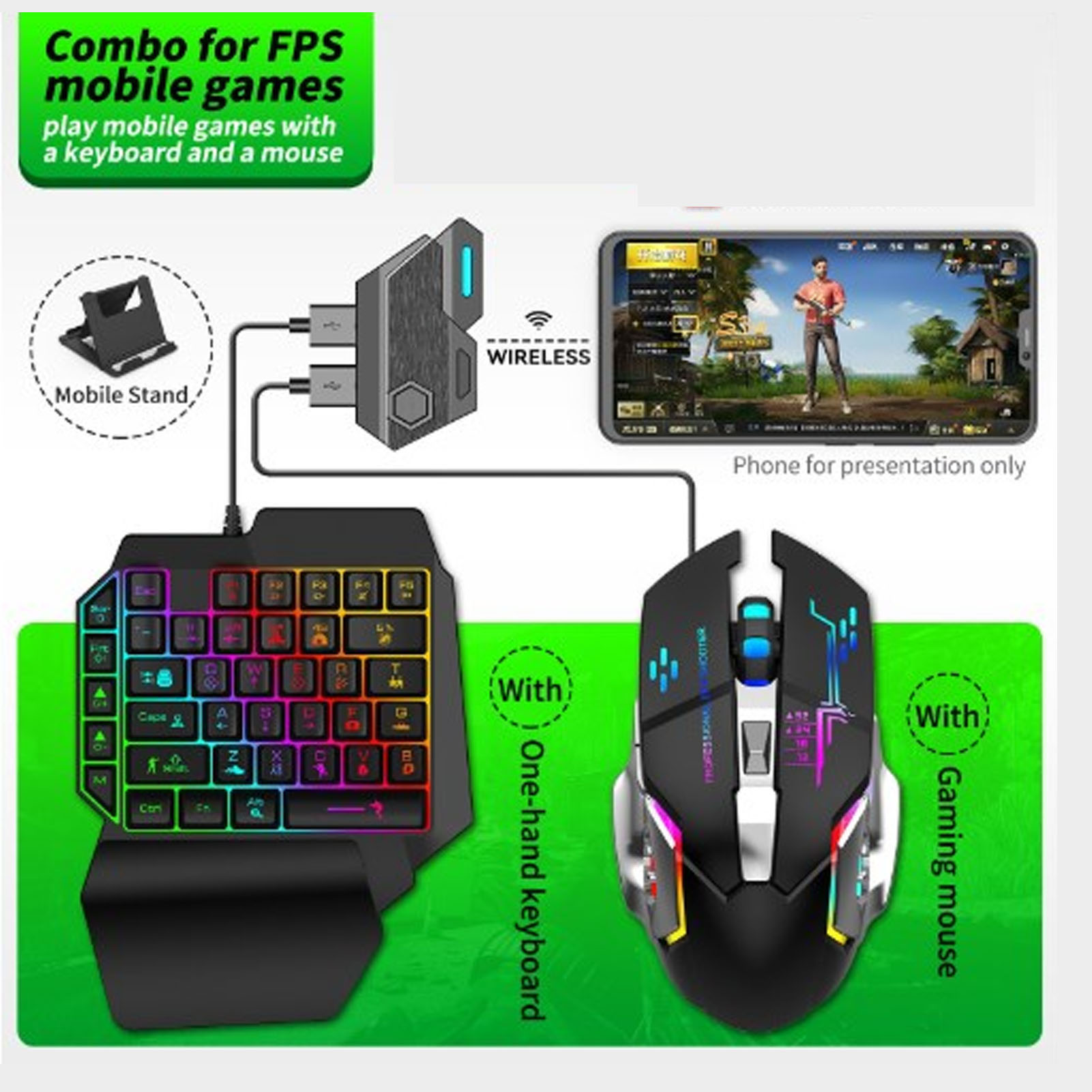 Tastatur-Maus-Konverter-Set, r – Gaming Keyboard Half Bewertung und Preis