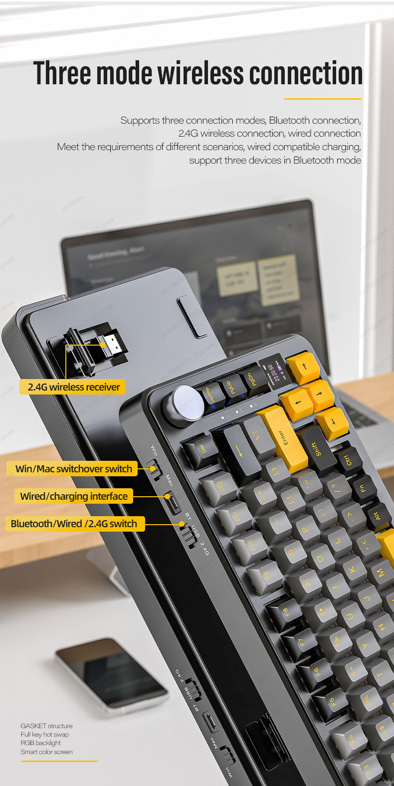 2024 Neue AL66 Mechanische Tas – Gaming Keyboard Affordable Bewertung und Preis