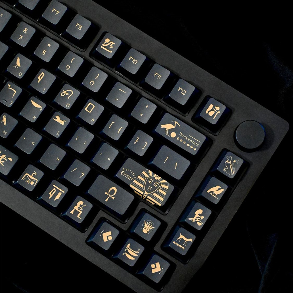 142 Tasten Pharao Keycap pbt M – Keyboard Gaming Black Bewertung und Preis