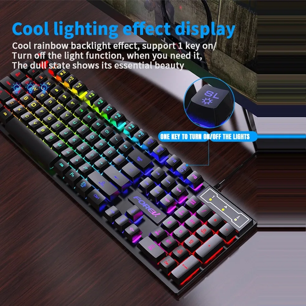 Mechanische Tastatur mit 104 T – Keyboard Mouse Bundle Gaming Bewertung und Preis