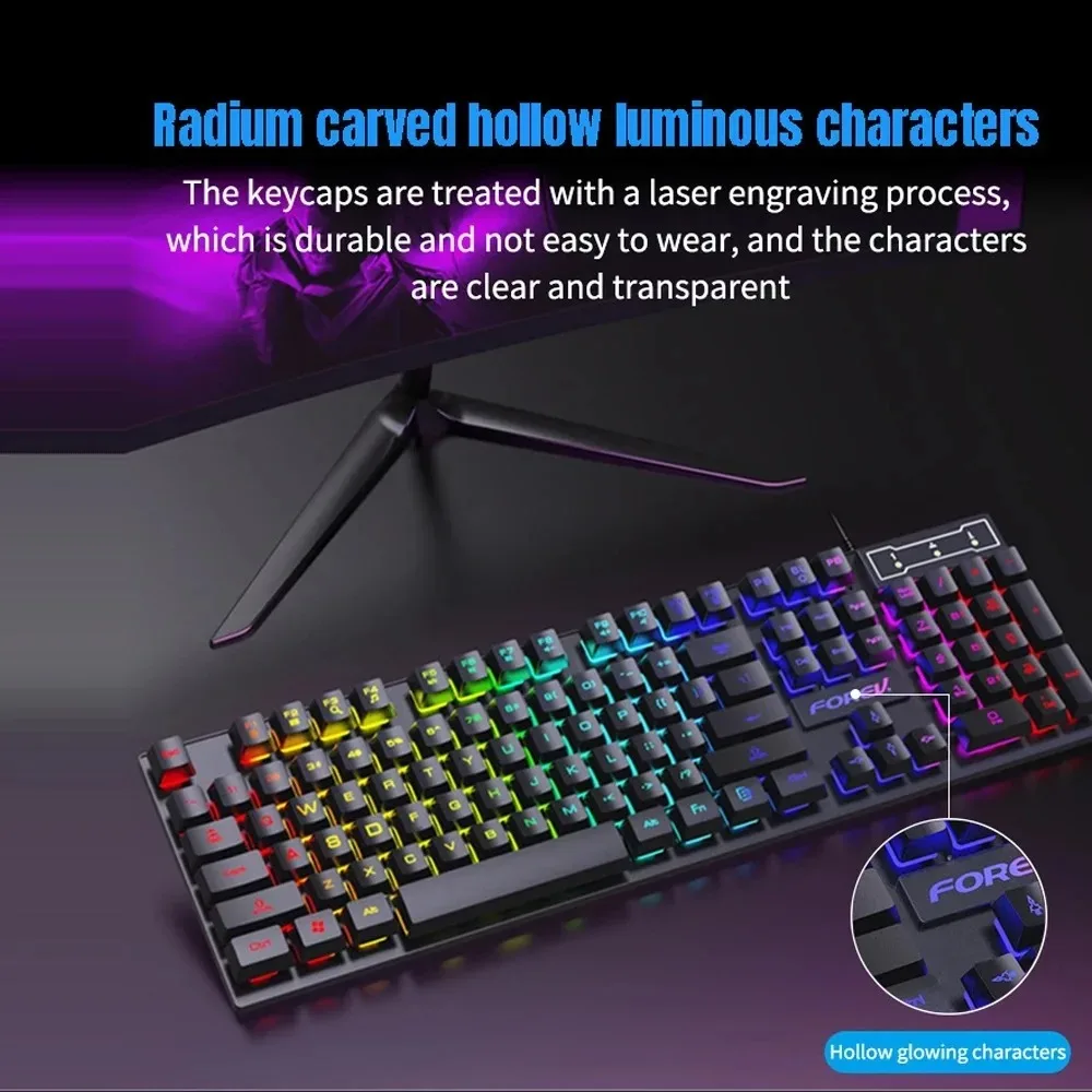 Mechanische Tastatur mit 104 T – Keyboard Mouse Bundle Gaming Bewertung und Preis
