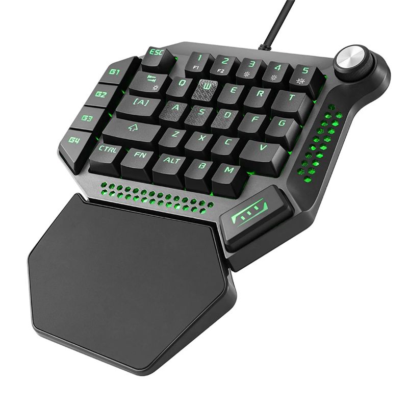 AEF6-Einhändige mechanische Ga – Gaming Keyboard Training Bewertung und Preis