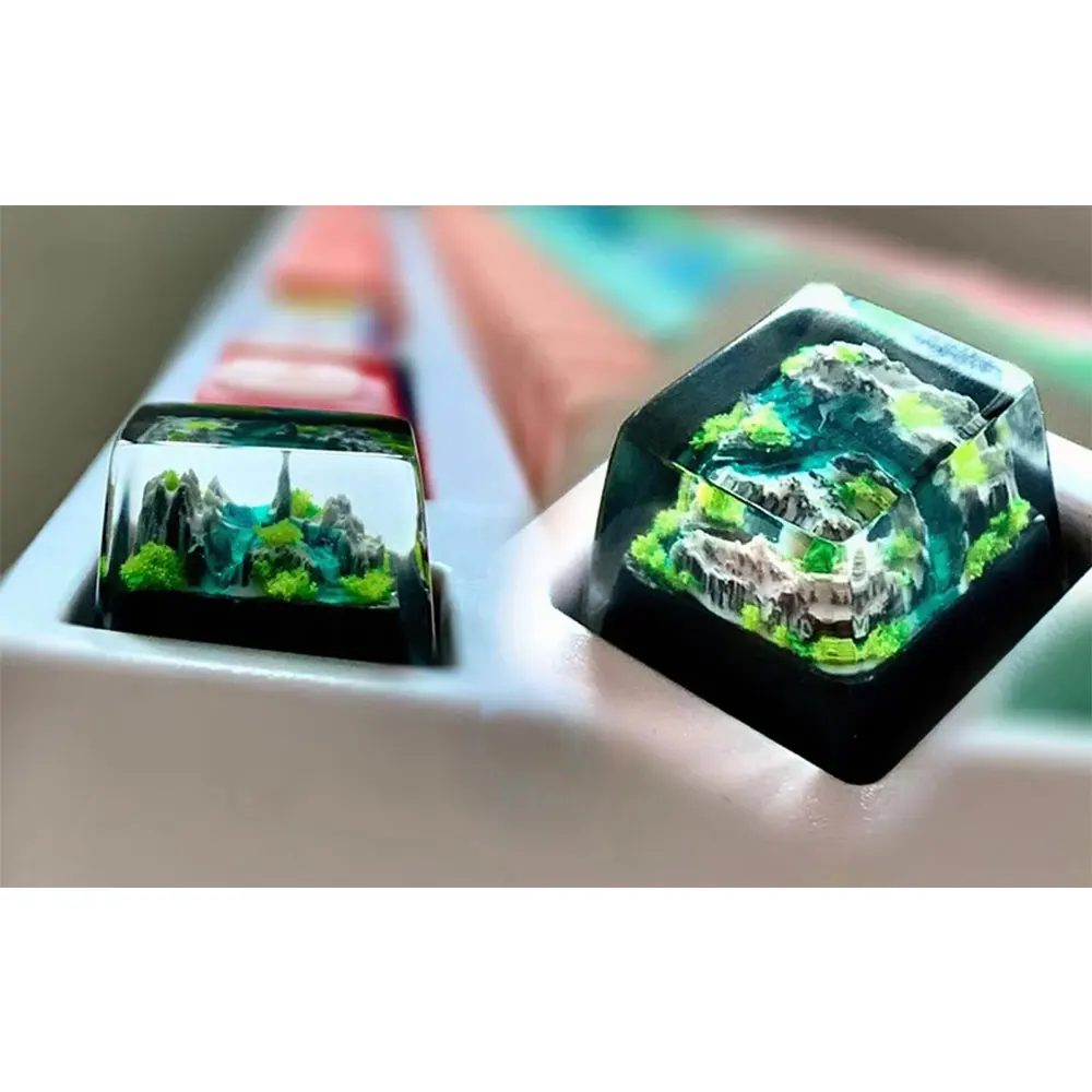 Berg- und Meer-Tastenkappen, h – Gaming Keyboard Affordable Bewertung und Preis