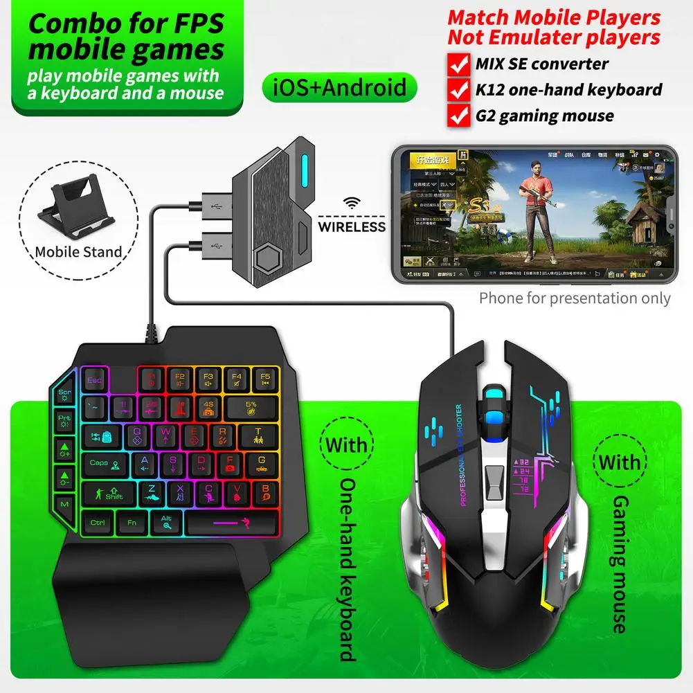 Neue Handy-Spiel Konverter Tas – Keyboard Mouse Bundle Gaming Bewertung und Preis